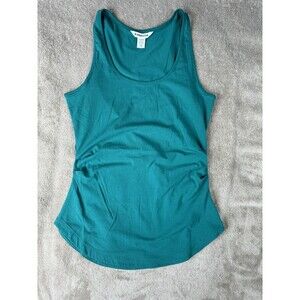 Athleta Turquoise Outbound Scoop Neck Side Cinch Tank Top Size XS